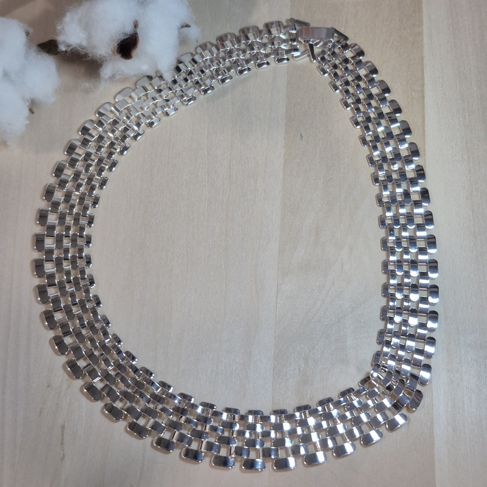 🩶🩶NEW🩶🩶 PRETTY!! Iron Cuban Chunky Thick Chain Necklace - Picture 12 of 14